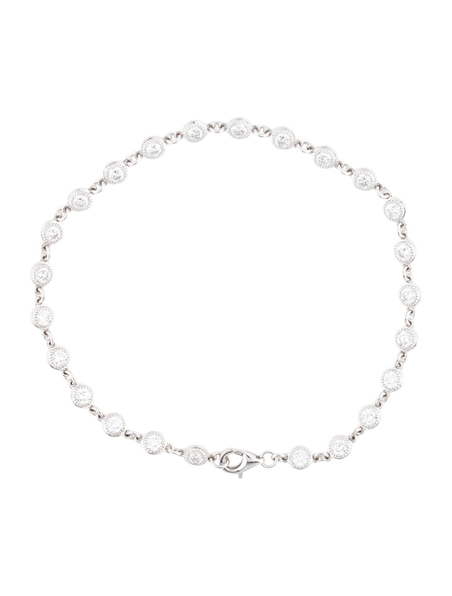 Bracelet 14K 2.00ctw Lab-Grown Diamond Link Bracelet