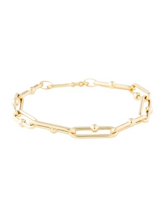 Bracelet 14K Elongated Jax Chain Link Bracelet