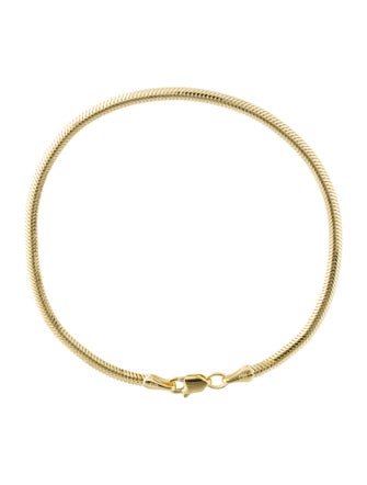 Bracelet 14K Snake Chain Link Bracelet