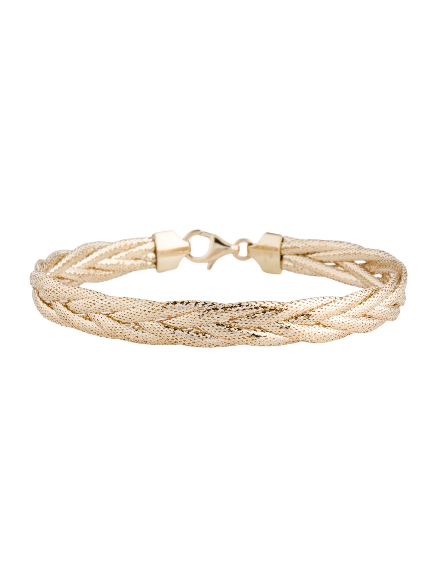 Bracelet 14K Rapunzel Woven Chain