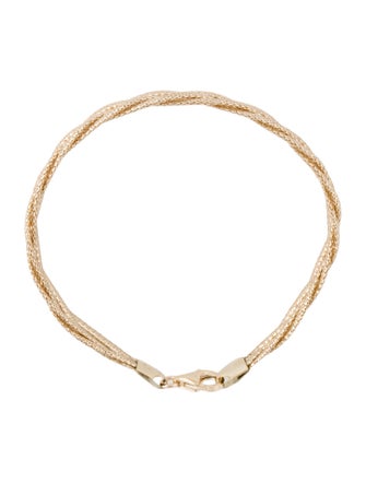 Bracelet 14K Rapunzel Woven Chain