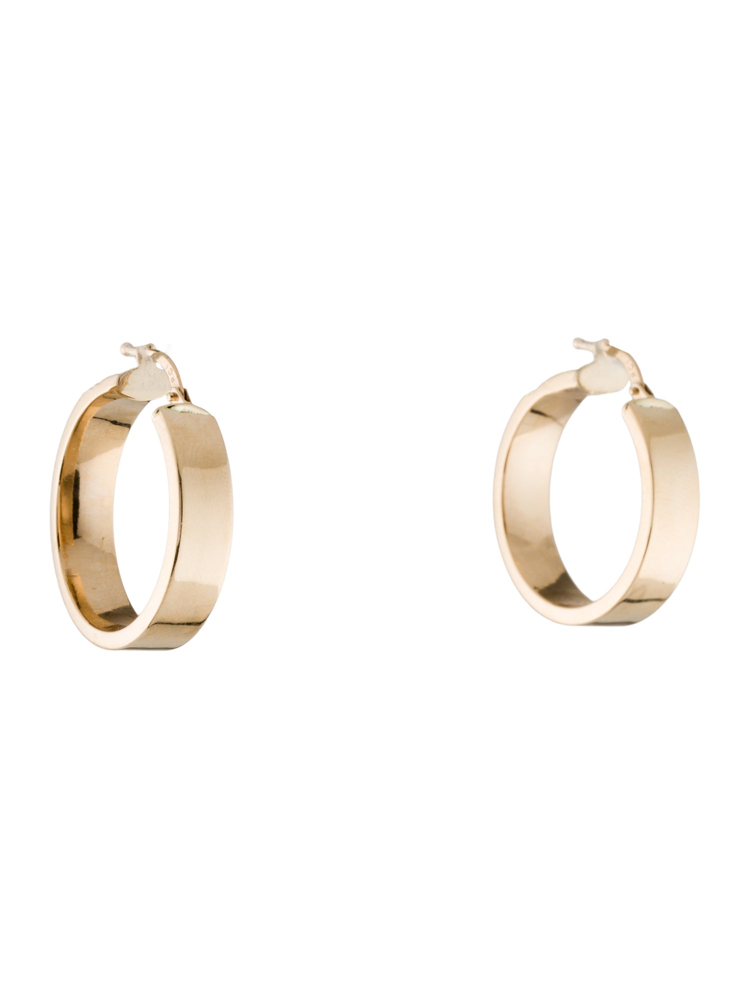 Bracelet 14K Hollow Hoop Earrings