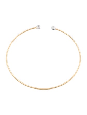 Bracelet 14K Diamond T Bar Cuff