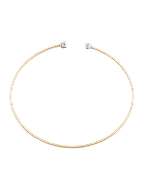 Bracelet 14K Diamond T Bar Cuff