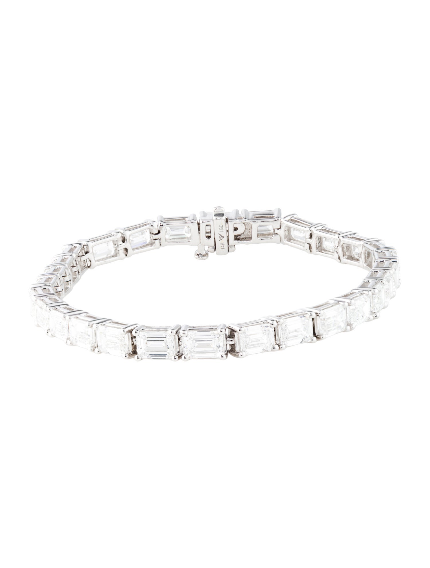 Bracelet 14K 14.63ctw Lab-Grown Diamond Tennis Bracelet