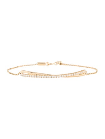 Bracelet 14K Diamond Crossover Bracelet