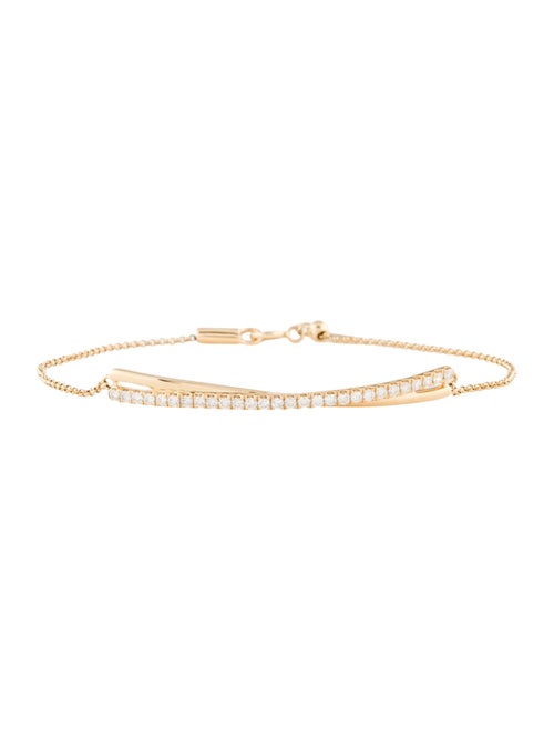 Bracelet 14K Diamond Crossover Bracelet