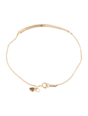 Bracelet 14K Diamond Crossover Bracelet