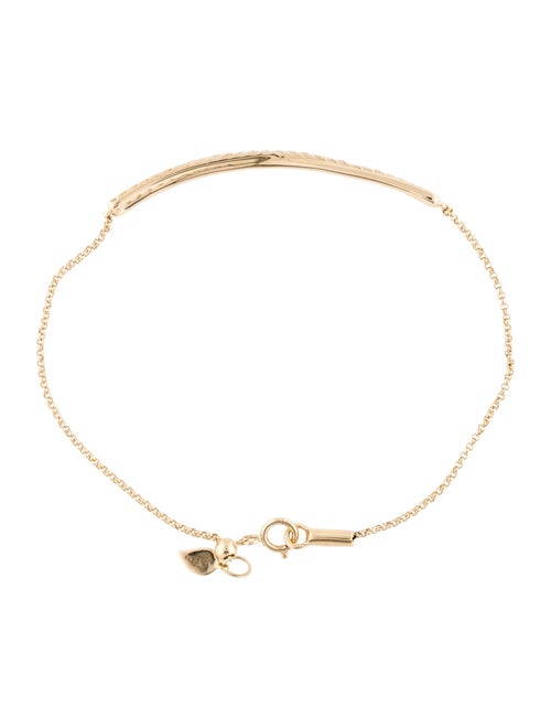 Bracelet 14K Diamond Crossover Bracelet