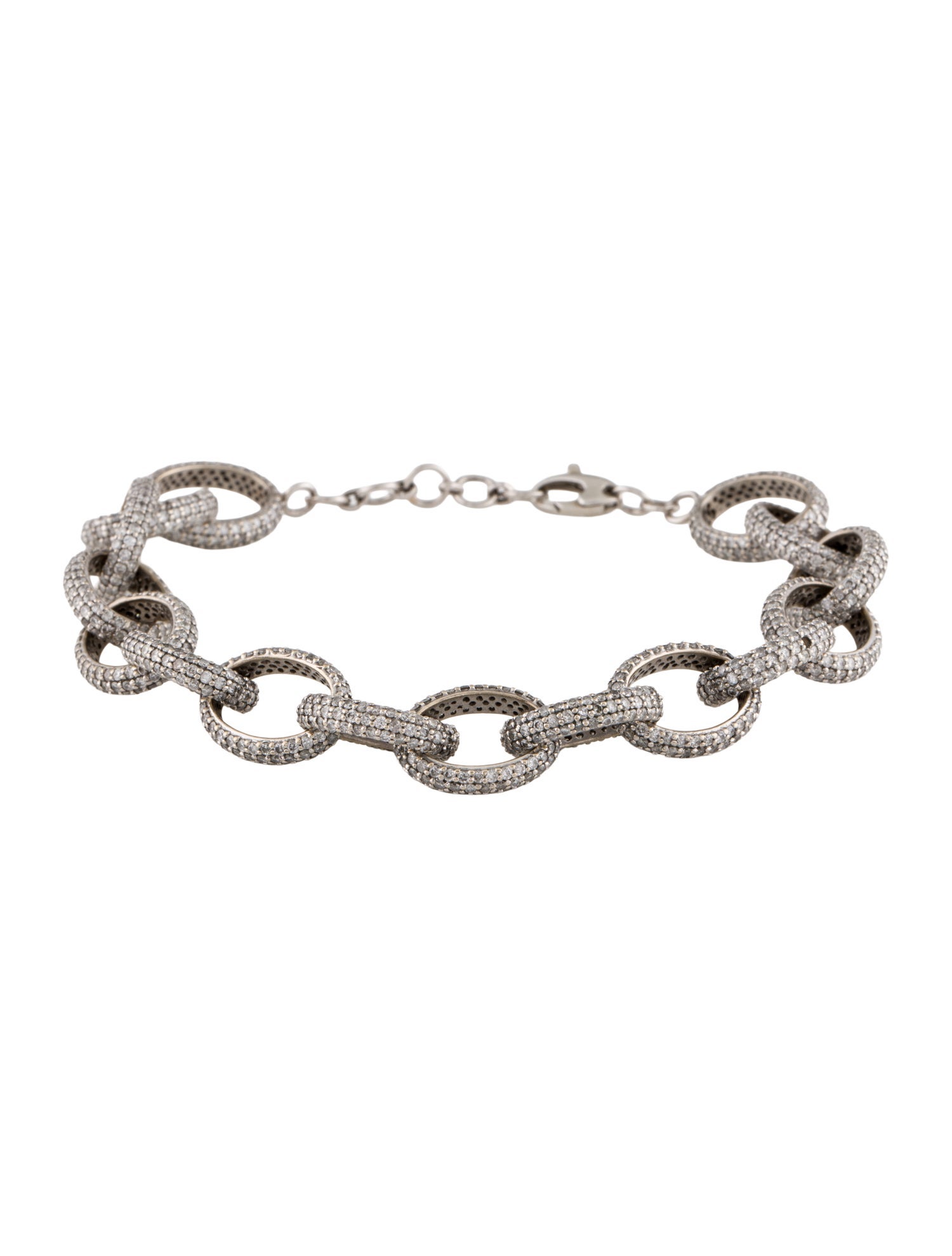 Bracelet 14K 8.62ctw Diamond Link Bracelet
