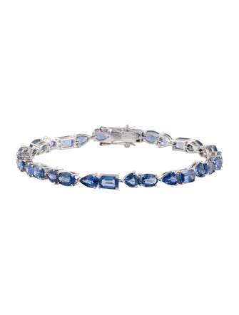 Bracelet 14K 15.29ctw Sapphire Link Bracelet