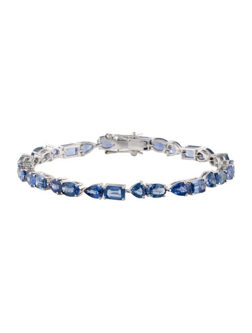 Bracelet 14K 15.29ctw Sapphire Link Bracelet