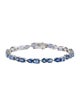 Bracelet 14K 15.29ctw Sapphire Link Bracelet