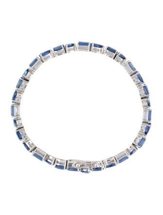 Bracelet 14K 15.29ctw Sapphire Link Bracelet