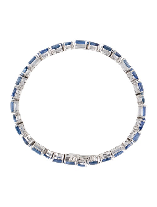 Bracelet 14K 15.29ctw Sapphire Link Bracelet