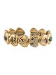 Bracelet 18K Zendrini Emerald, Sapphire, Ruby & Diamond Cuff