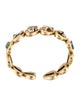Bracelet 18K Zendrini Emerald, Sapphire, Ruby & Diamond Cuff