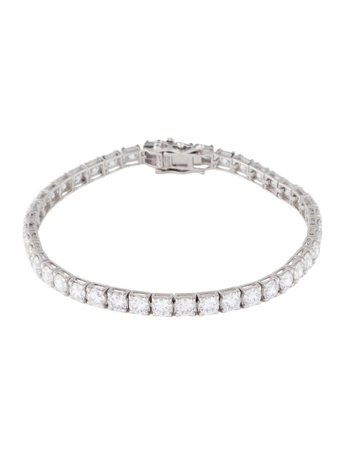 Bracelet Platinum 10.00ctw Lab-Grown Diamond Link Bracelet