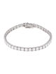 Bracelet Platinum 10.00ctw Lab-Grown Diamond Link Bracelet
