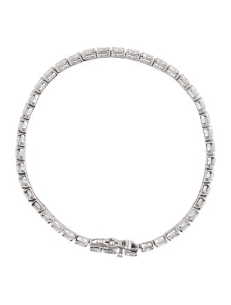 Bracelet Platinum 10.00ctw Lab-Grown Diamond Link Bracelet