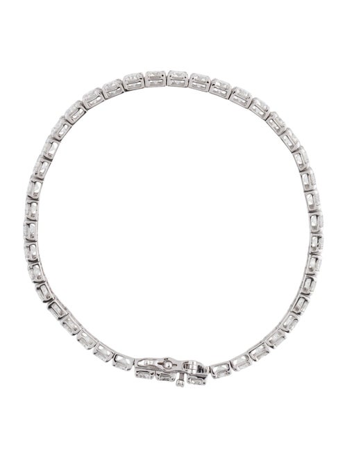 Bracelet Platinum 10.00ctw Lab-Grown Diamond Link Bracelet