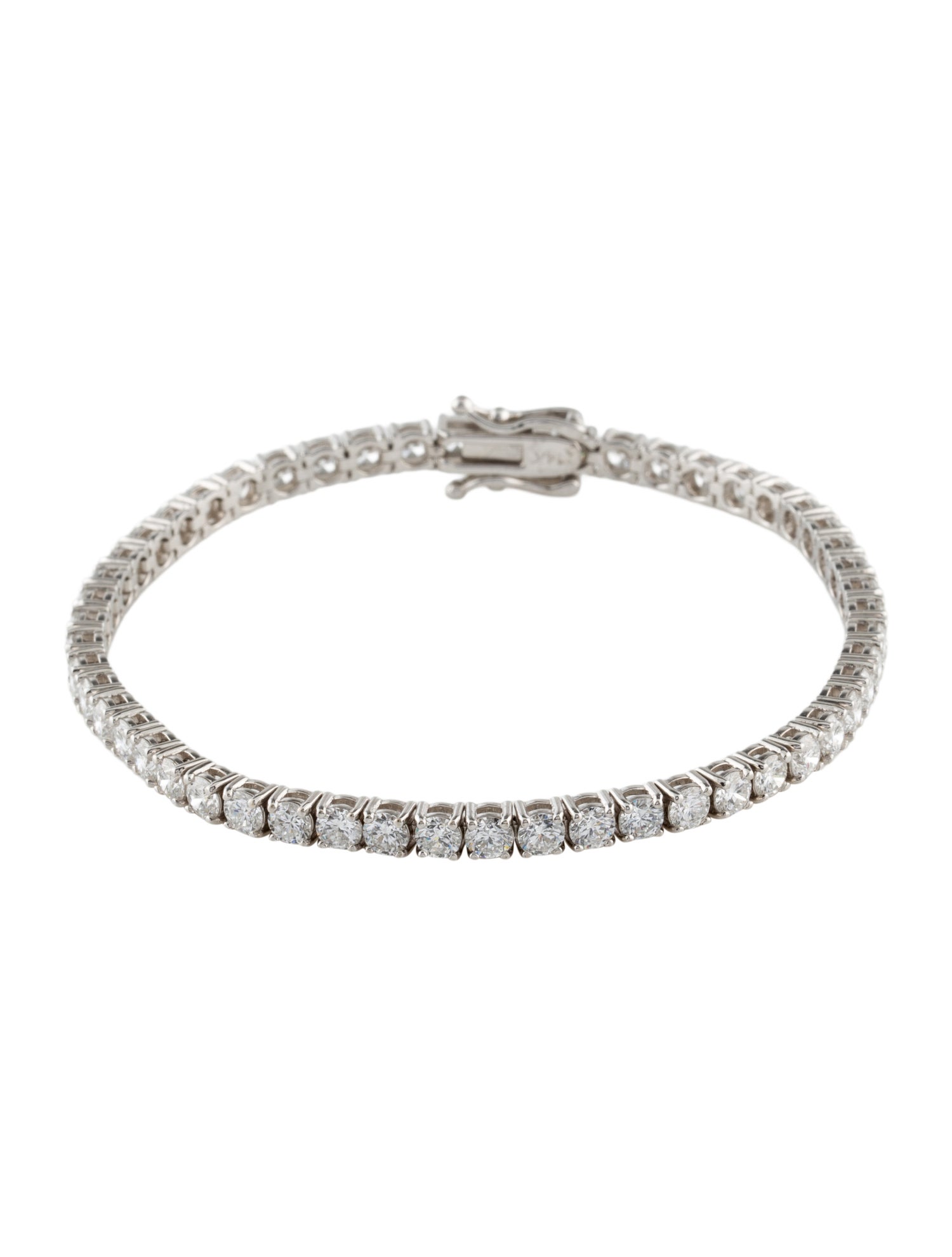 Bracelet 14K 6.76ctw Lab-Grown Diamond Tennis Bracelet