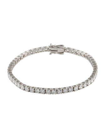 Bracelet 14K 6.76ctw Lab-Grown Diamond Tennis Bracelet