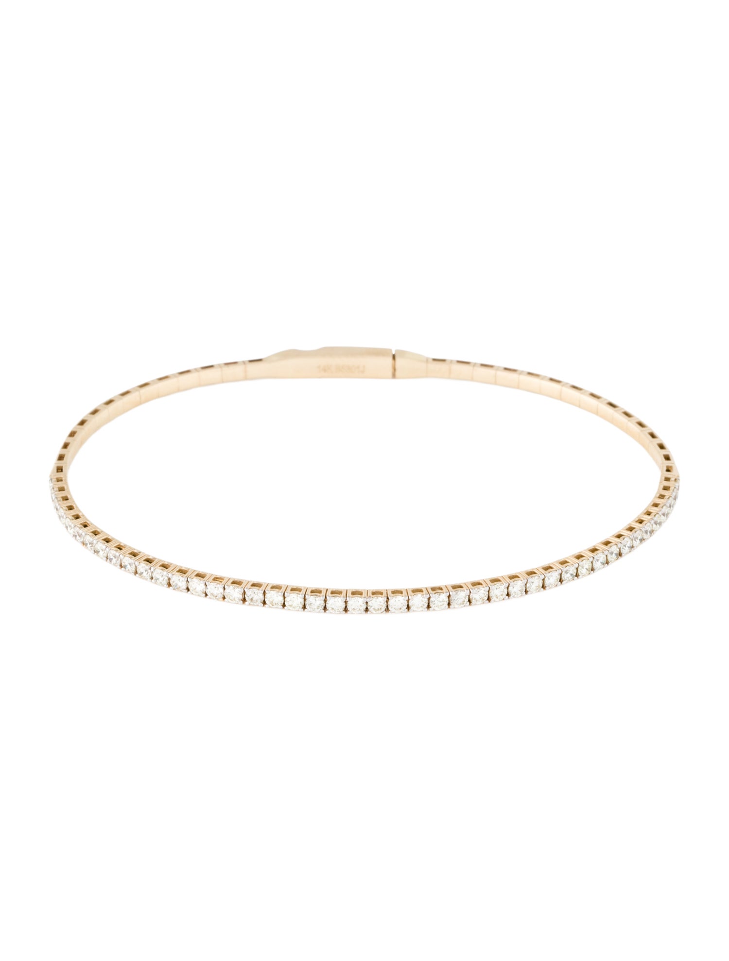 Bracelet 14K Diamond Flex Bangle