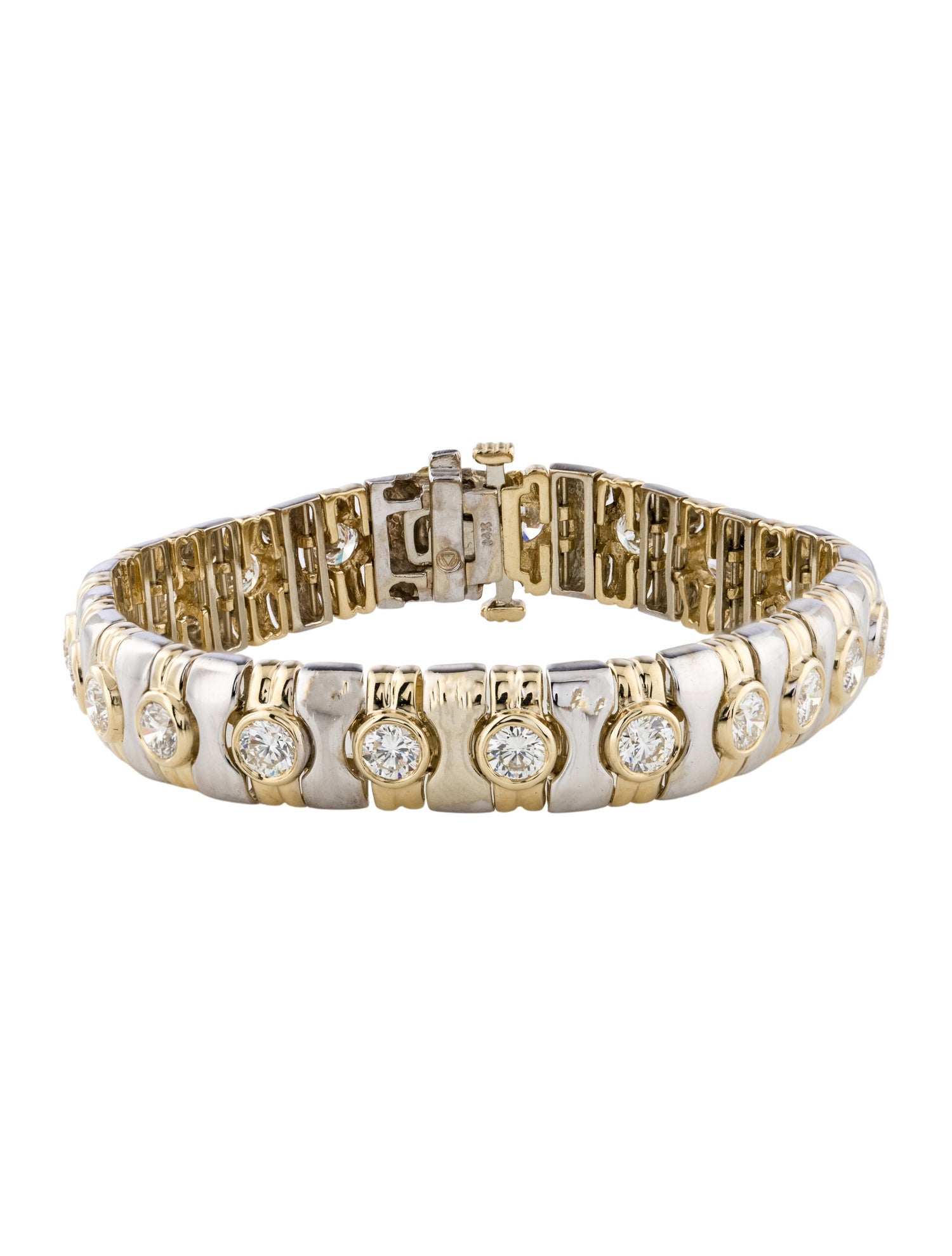 Bracelet 14K 4.41ctw Diamond Link Bracelet