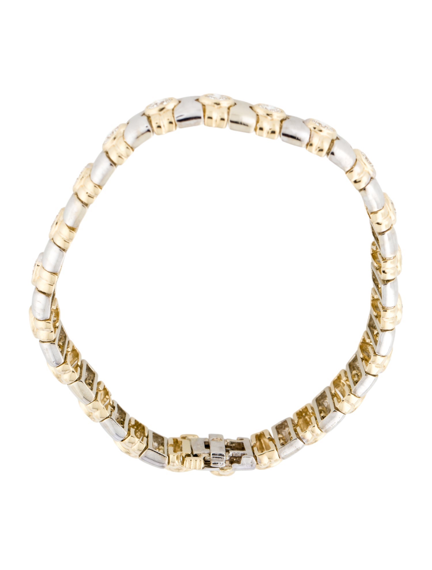 Bracelet 14K 4.41ctw Diamond Link Bracelet