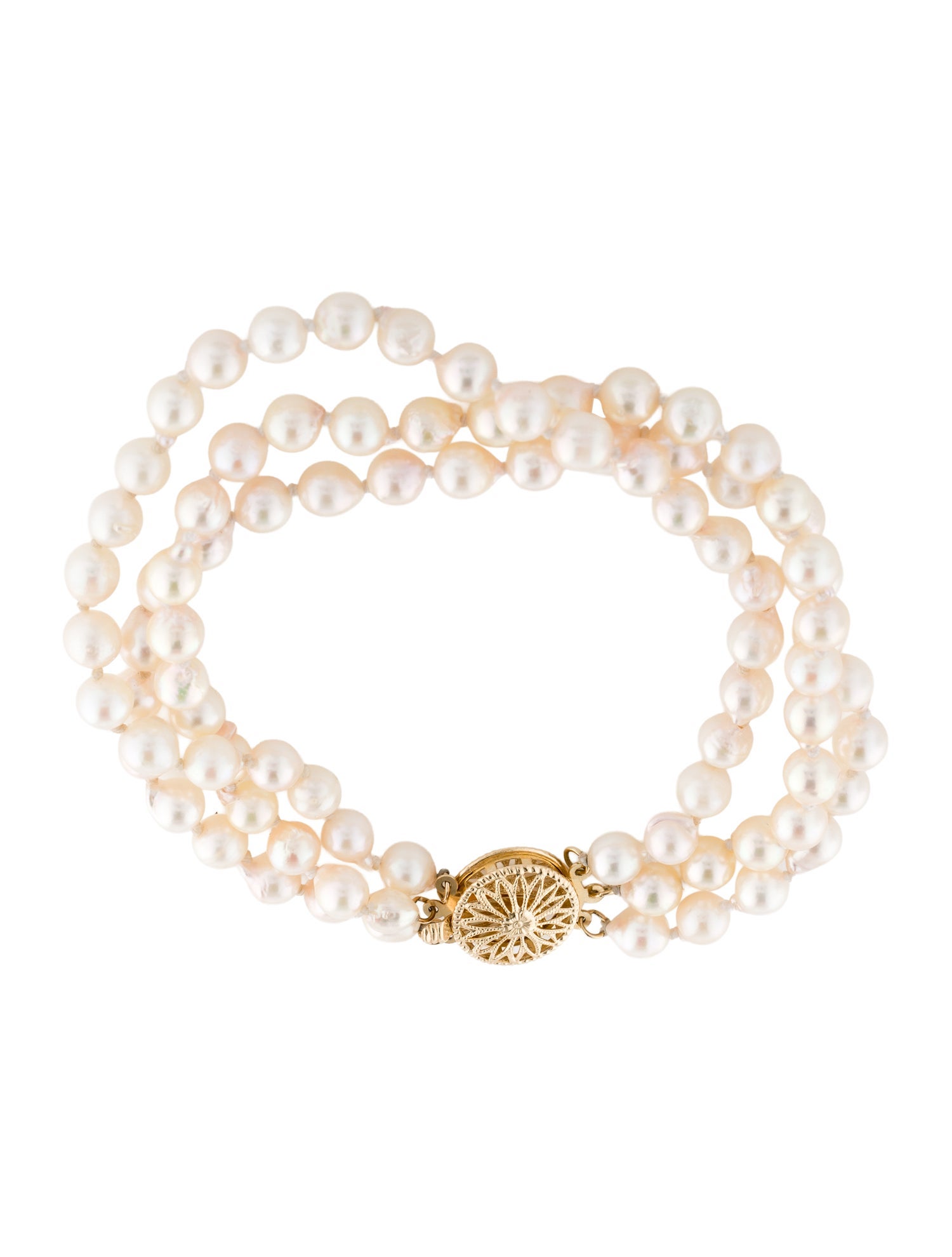 Bracelet 14K Pearl Multistrand