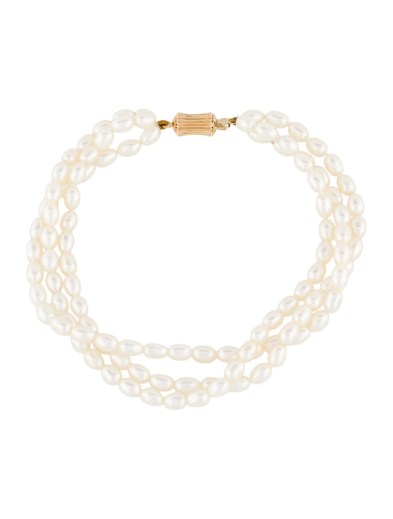 Bracelet 14K Pearl Triple Strand
