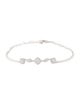Bracelet 14K Diamond Station Bangle Bracelet