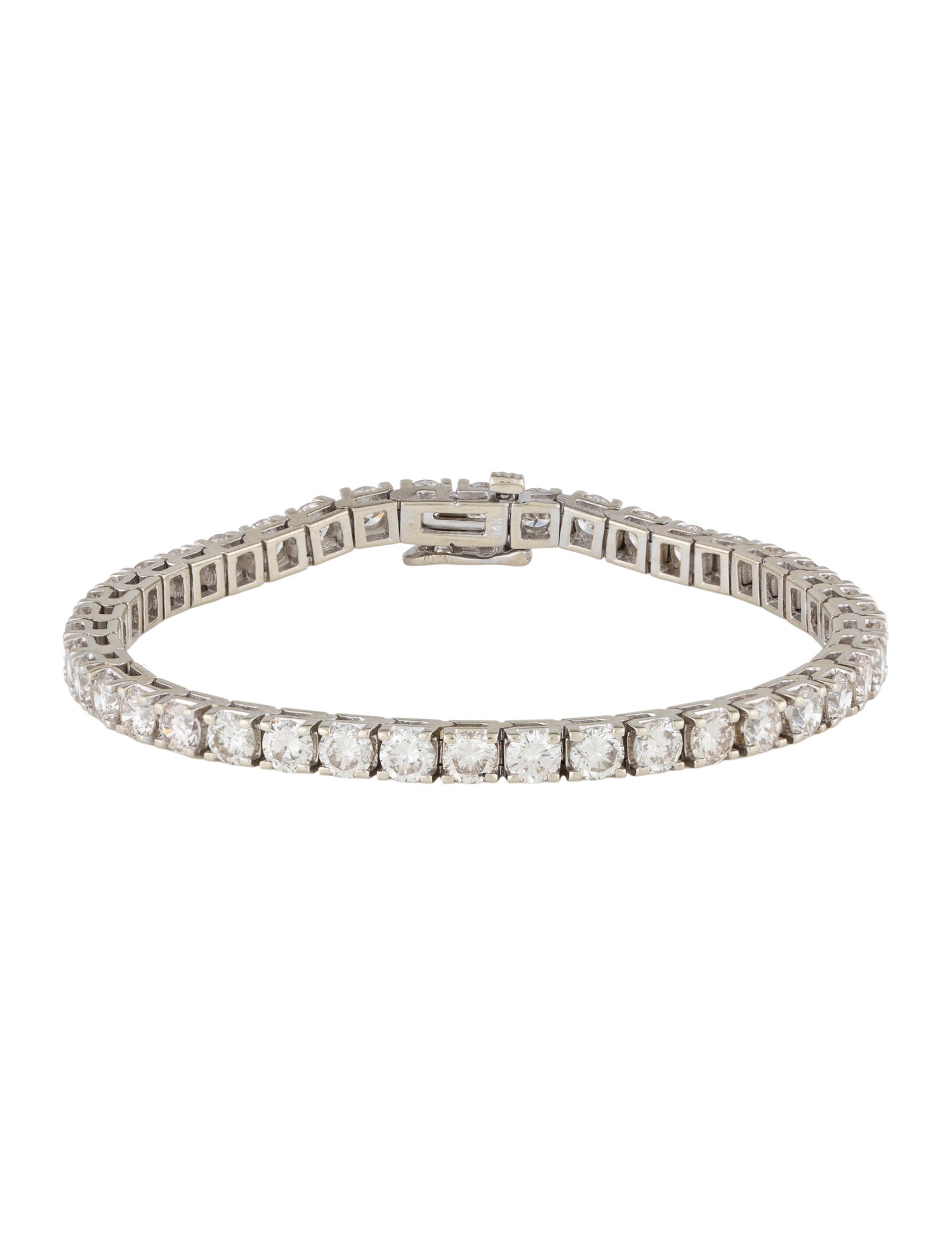 Bracelet 14K 9.24ctw Diamond Tennis Bracelet