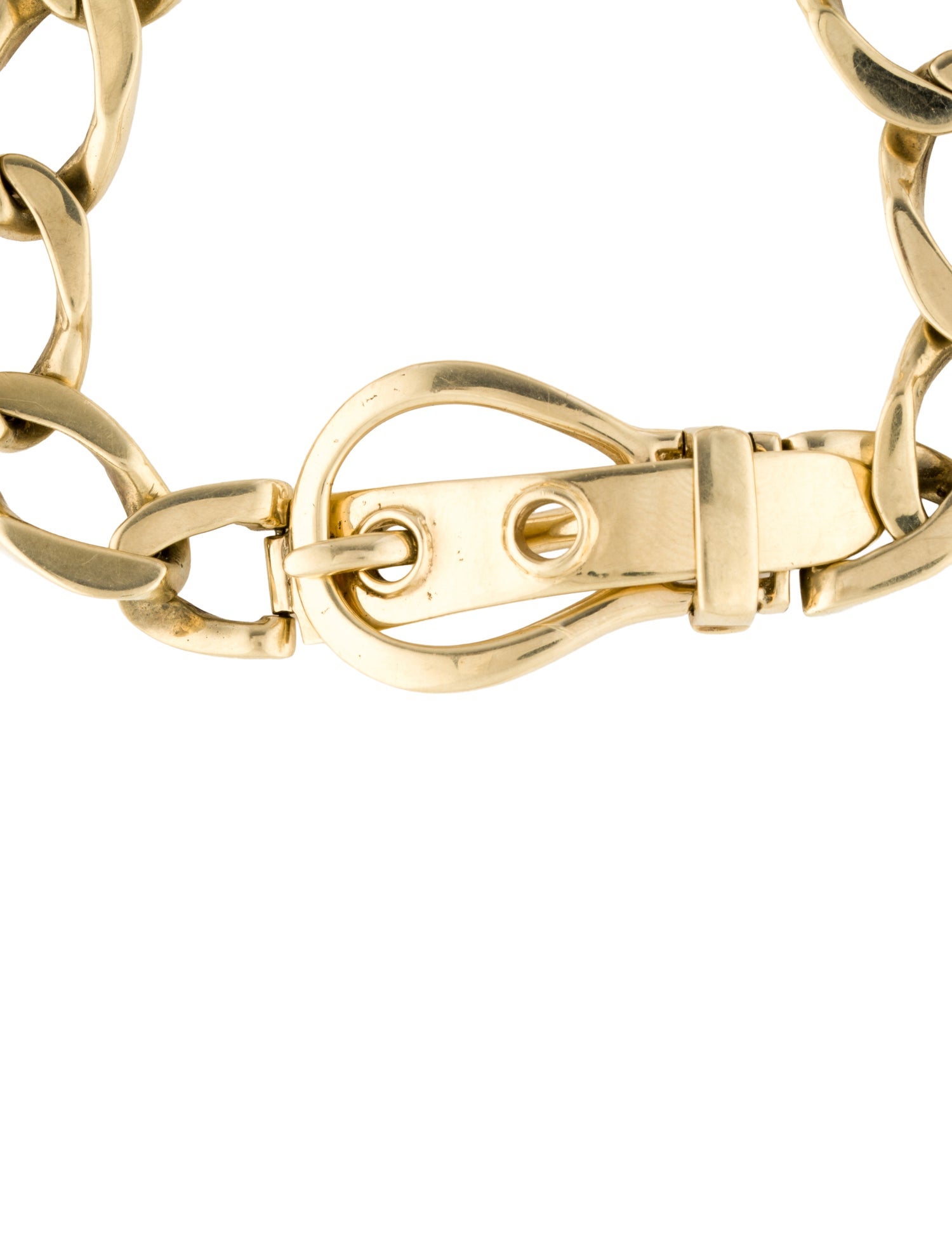 Bracelet 14K Buckle Link Bracelet