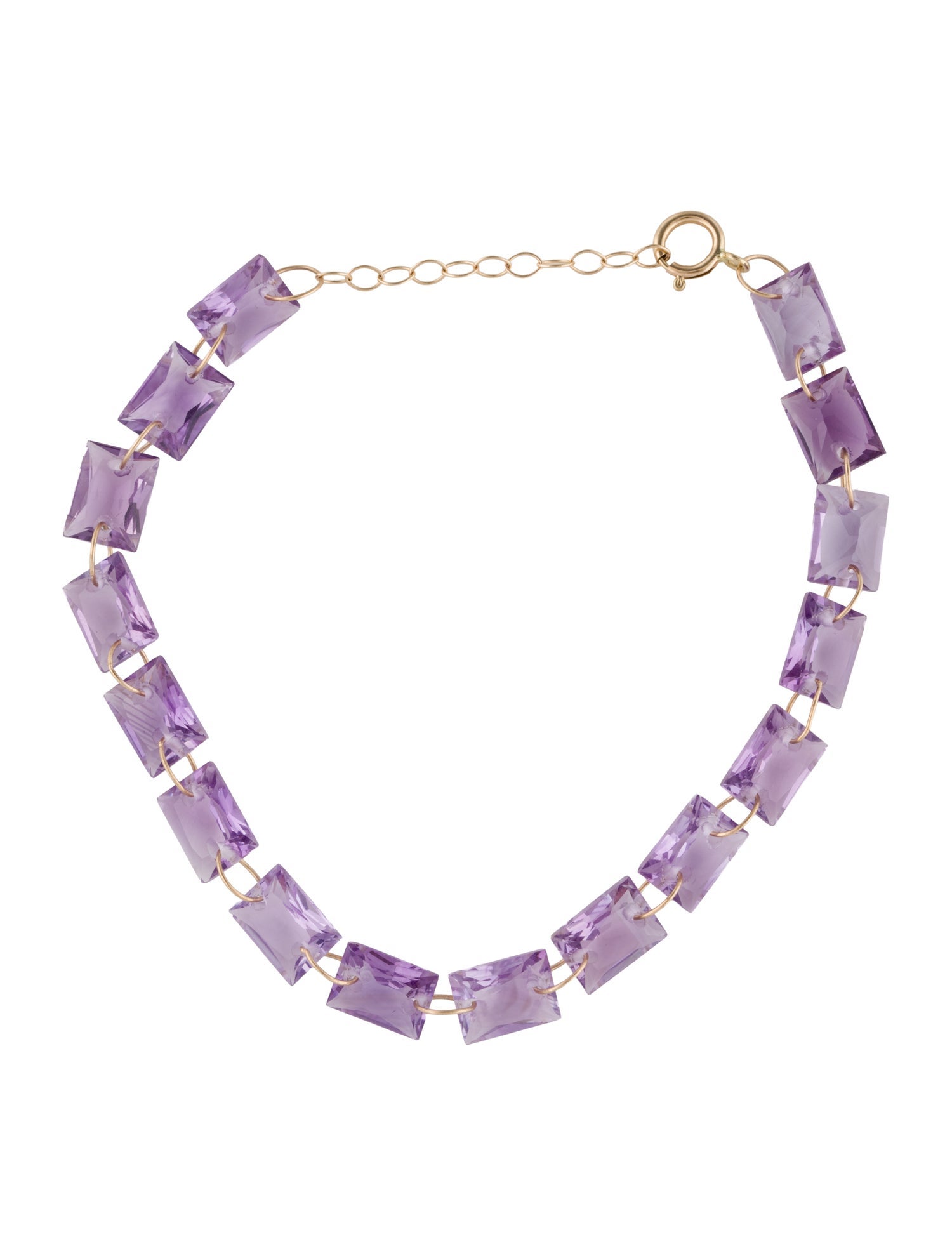 Bracelet 14K Amethyst Bracelet