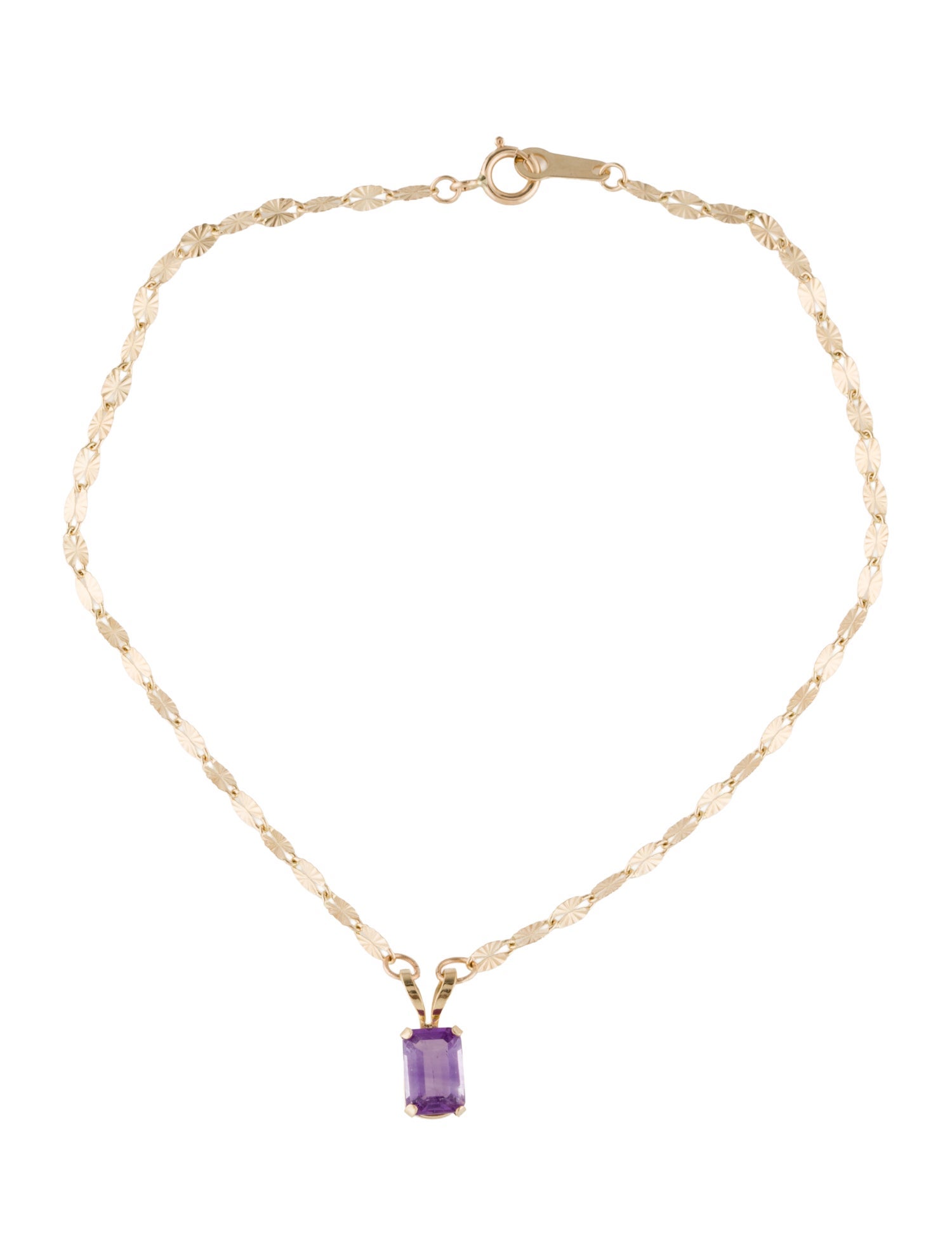 Bracelet 14K Amethyst