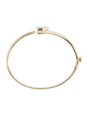 Bracelet 14K Diamond Bypass Bangle Bracelet