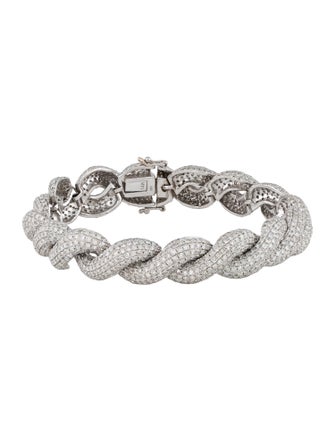 Bracelet 14K 11.00ctw Diamond Twist Link Bracelet