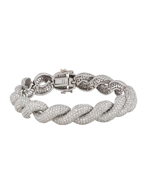Bracelet 14K 11.00ctw Diamond Twist Link Bracelet