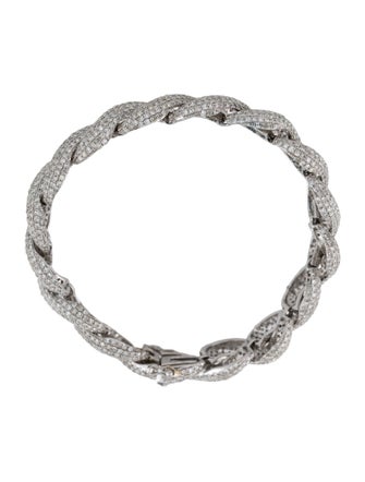 Bracelet 14K 11.00ctw Diamond Twist Link Bracelet