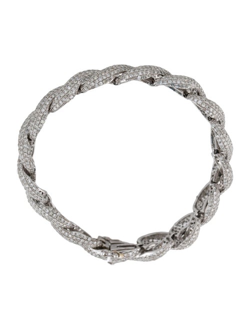 Bracelet 14K 11.00ctw Diamond Twist Link Bracelet