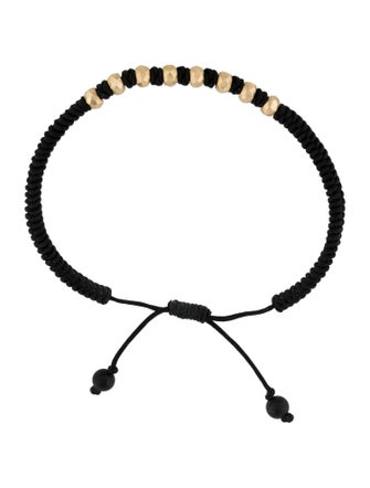 David Yurman 18K Onyx Fortune Woven Bracelet