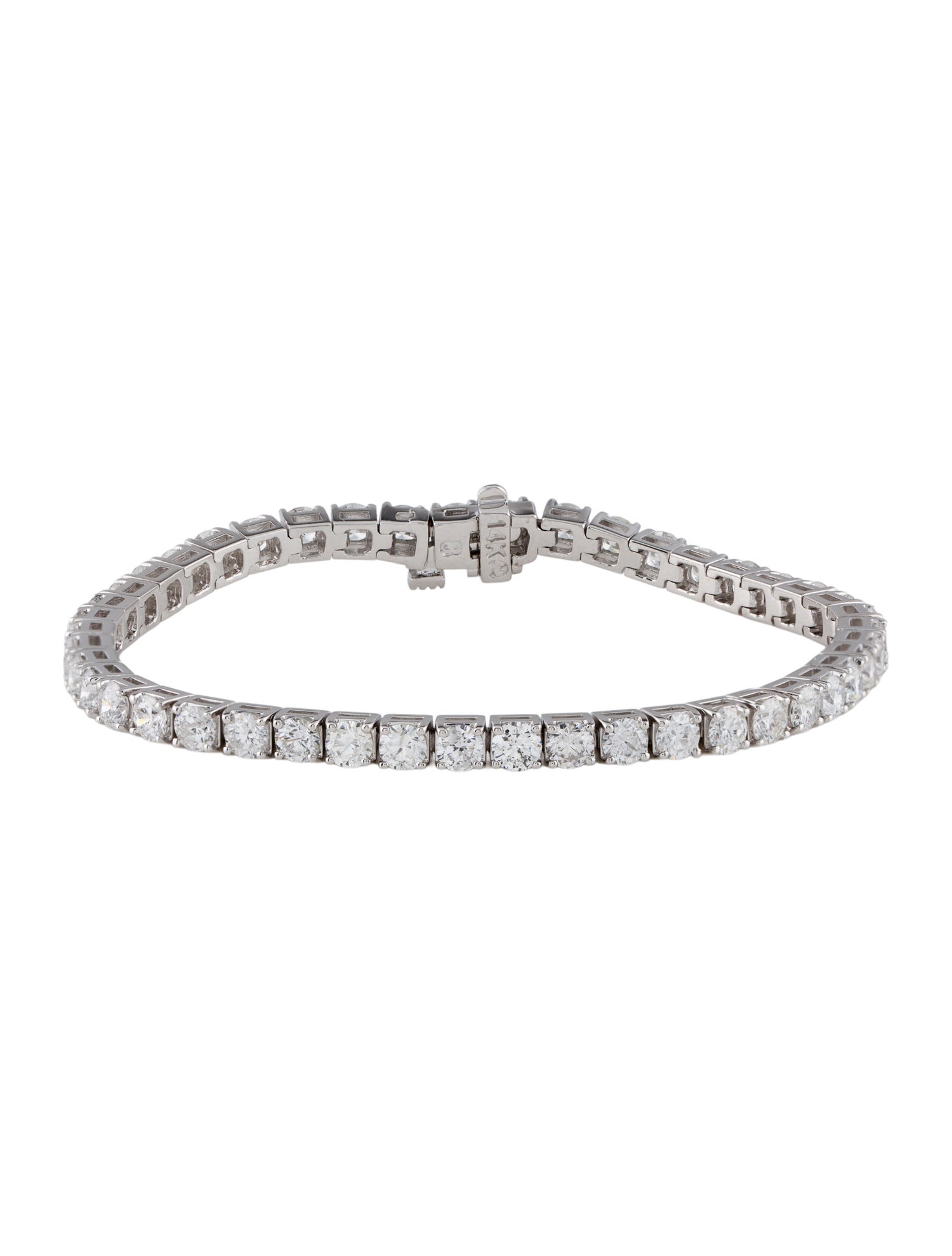 Bracelet 14K 7.00ctw Diamond Tennis Link Bracelet