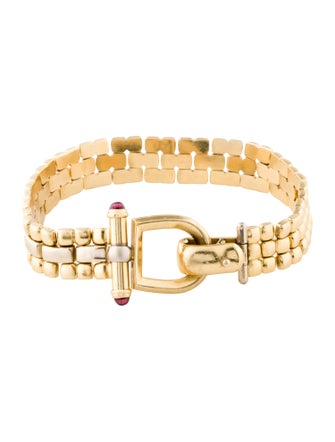 Bracelet 18K Tourmaline Buckle Bracelet