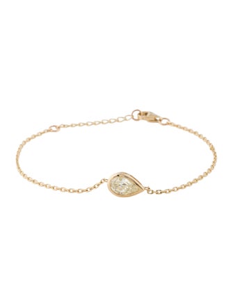 Bracelet 14K 1.01ct Single Station Bracelet