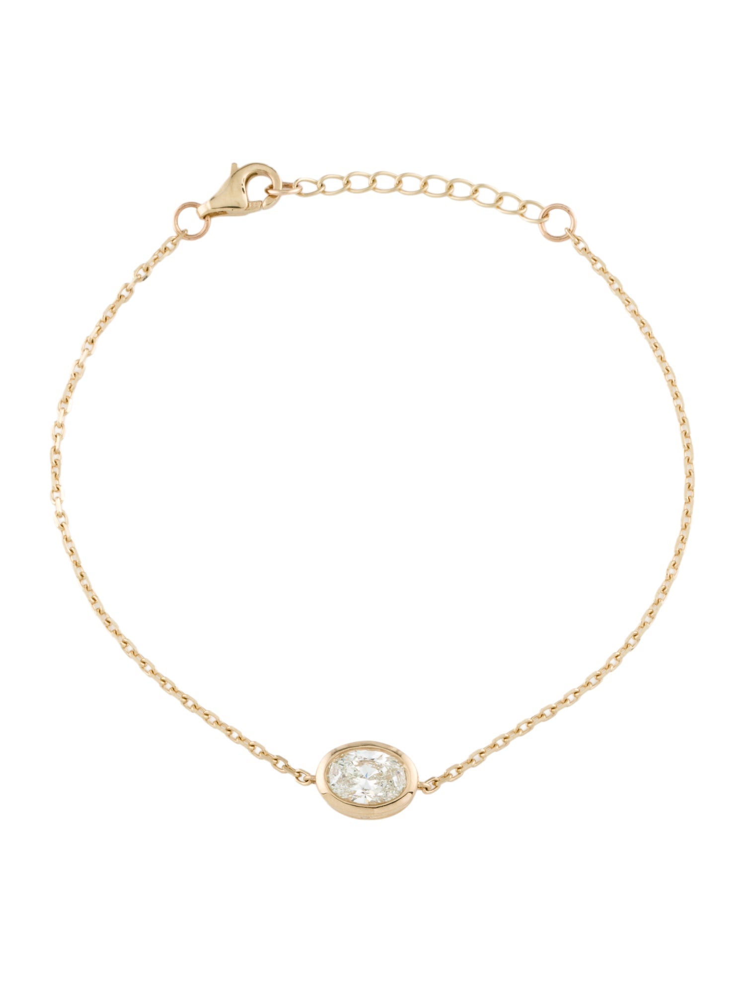 Bracelet 14K Diamond Station