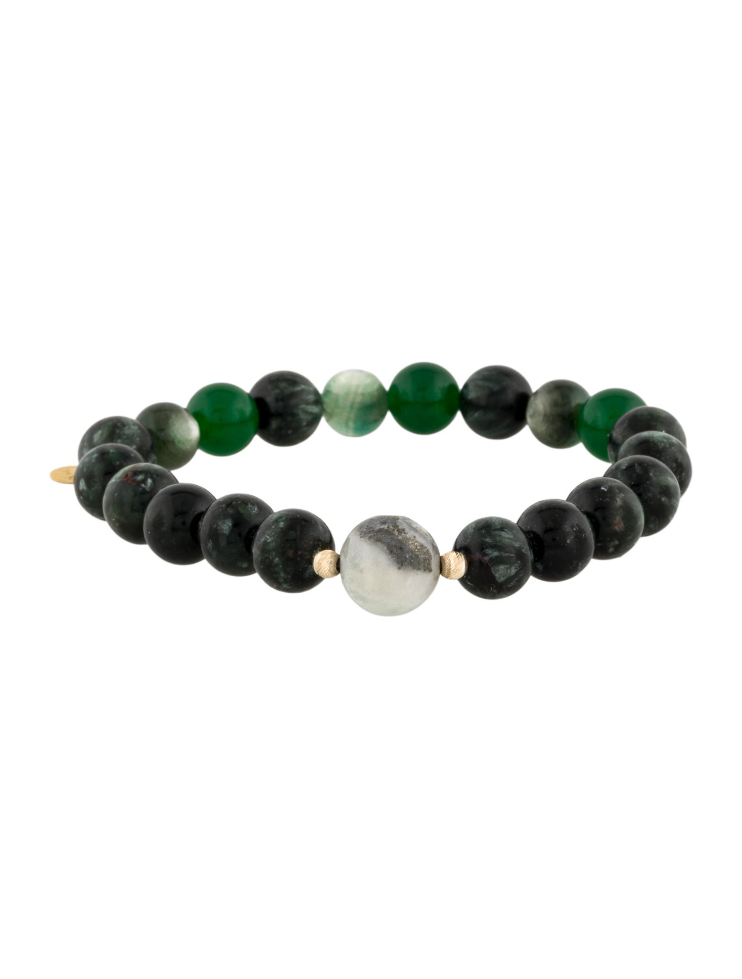 Bracelet 14K Multistone Bead