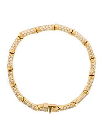 Bracelet 18K 4.79ctw Diamond Link Bracelet