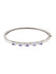Bracelet 14K 1.80ctw Tanzanite & Diamond Bangle Bracelet